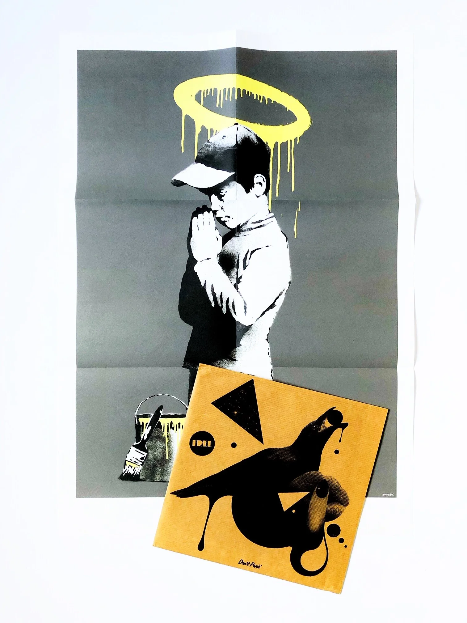 Banksy Don't Panic Forgive us our Trespassing Poster — Get a Banksy